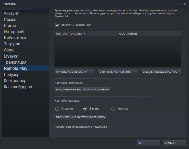 Steam Remote Play